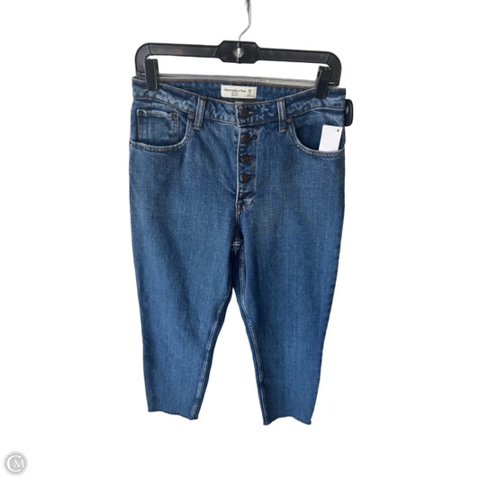 Jeans Straight By Abercrombie And Fitch In Blue Denim, Size: 6