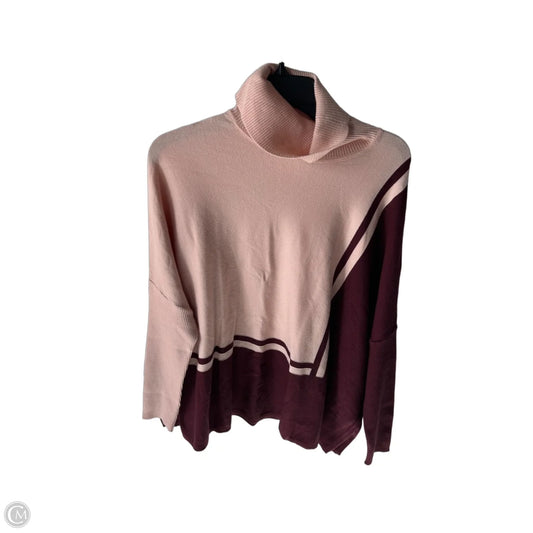Sweater By Wynne Layers In Pink & Red, Size: M
