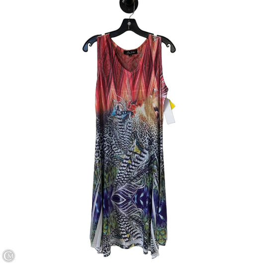 Dress Casual Midi By Clothes Mentor In Multi-colored, Size: S