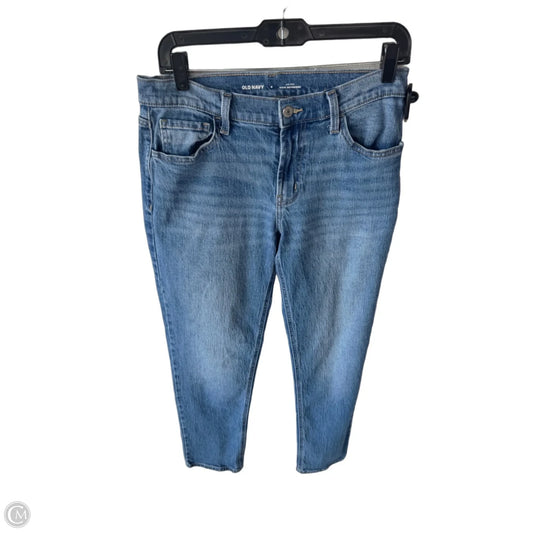 Jeans Boyfriend By Old Navy In Blue Denim, Size: 4