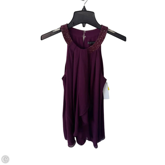 Dress Party Short By White House Black Market In Purple & Silver, Size: M