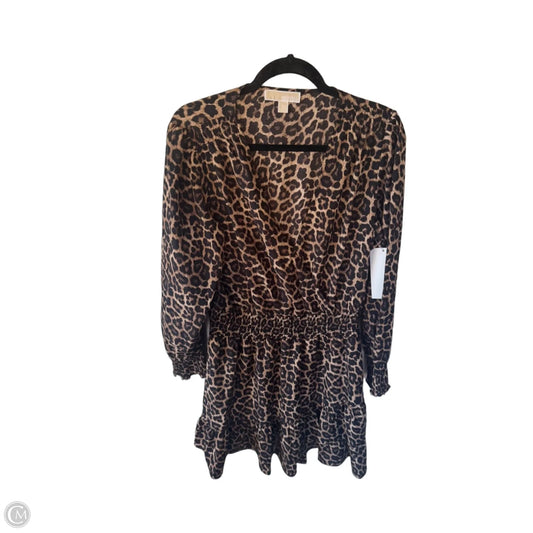 Dress Casual Short By Michael By Michael Kors In Animal Print, Size: Xl