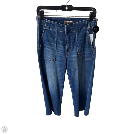 Jeans Wide Leg By Kut In Blue Denim, Size: 4