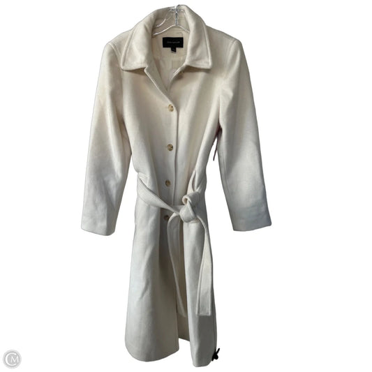 Coat Wool By Ann Taylor In Cream, Size: M