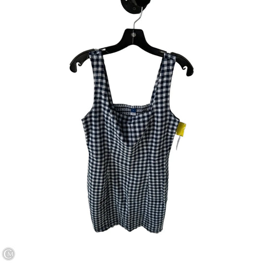 Dress Casual Short By Old Navy In Blue & White, Size: S