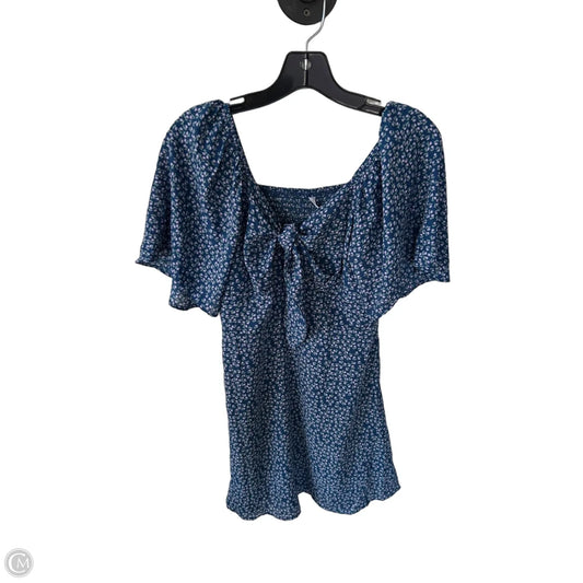 Dress Casual Short By Dokotoo In Blue & Purple, Size: S