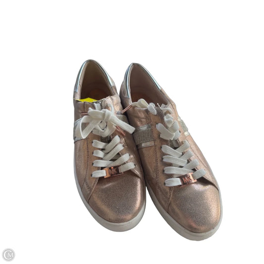 Shoes Sneakers By Michael By Michael Kors In Gold & Silver, Size: 9.5