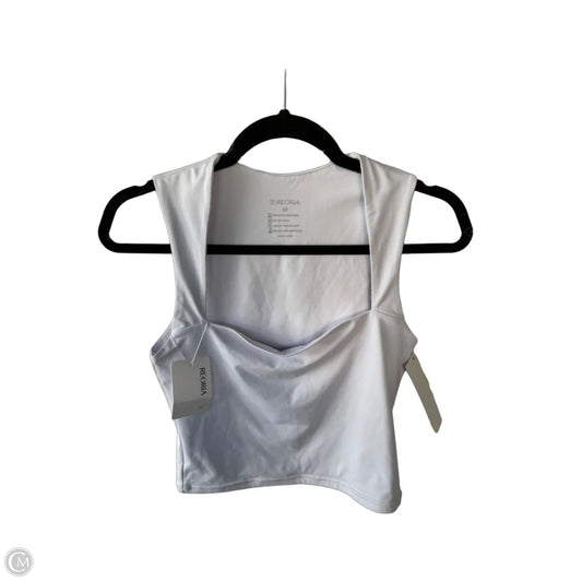 Top Sleeveless By Reoria In White, Size: M