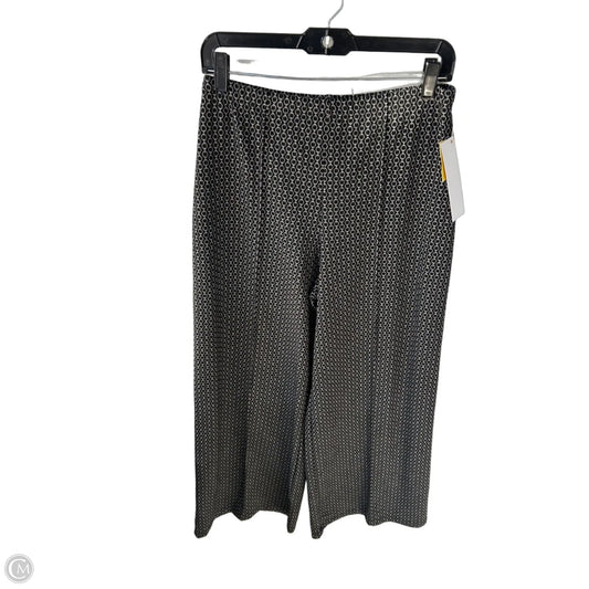 Pants Wide Leg By Max Studio In Black & Cream, Size: L