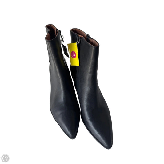 Boots Ankle Heels By Franco Sarto In Black, Size: 8