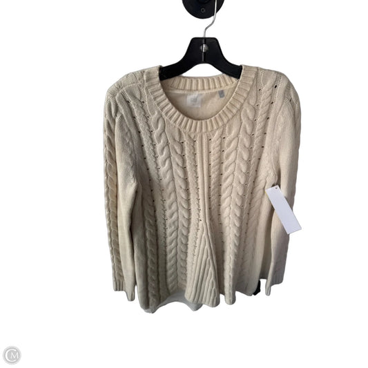 Sweater By Cabi In Cream, Size: M