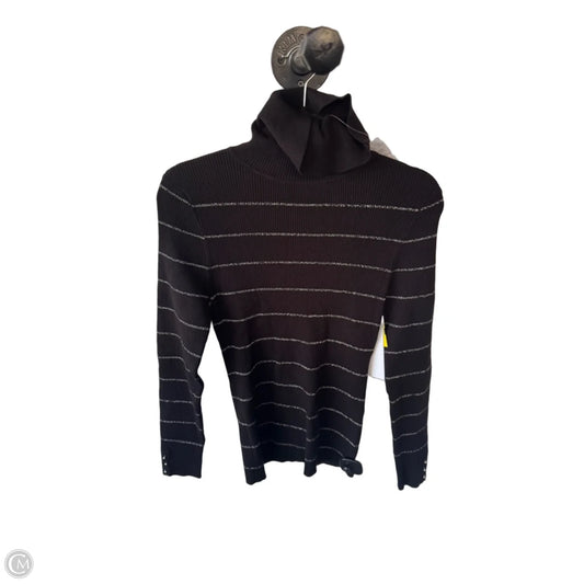 Sweater By White House Black Market In Black & Silver, Size: M