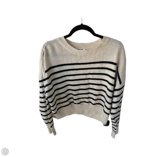 Sweater By Double Zero In Black & Cream, Size: M