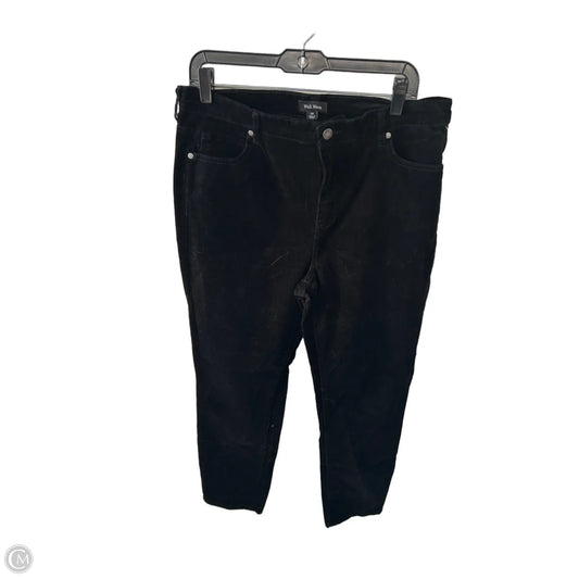 Pants Corduroy By Well Worn In Black, Size: 14
