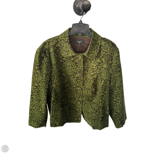 Blazer By Talbots In Brown & Green, Size: 1x