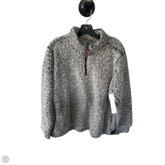 Jacket Fleece By Weatherproof In Grey, Size: Xl