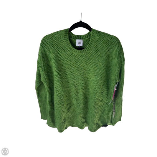 Sweater By Cabi In Green, Size: Xs