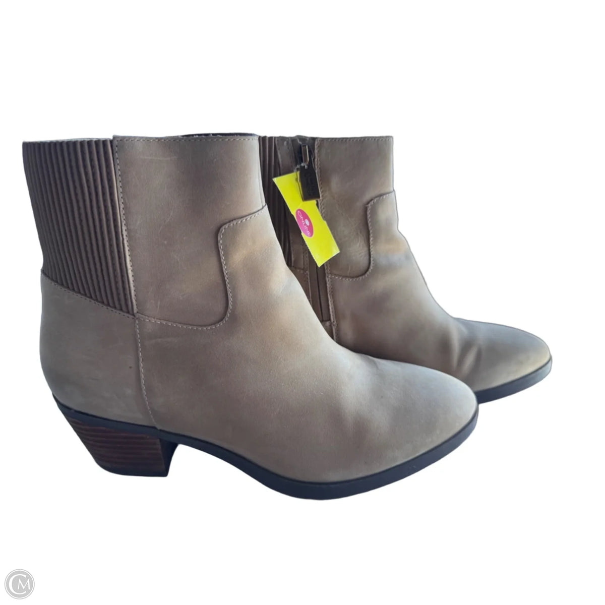 Boots Ankle Heels By Vionic In Tan, Size: 7