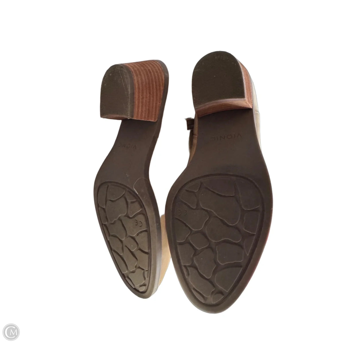 Boots Ankle Heels By Vionic In Tan, Size: 7