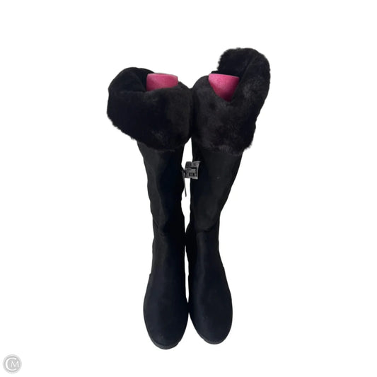 Boots Knee Heels By Lane Bryant In Black, Size: 9