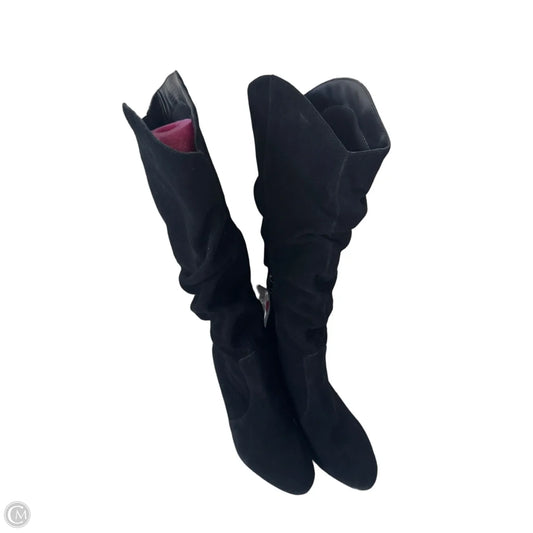 Boots Knee Heels By Laurie Felt In Black, Size: 9