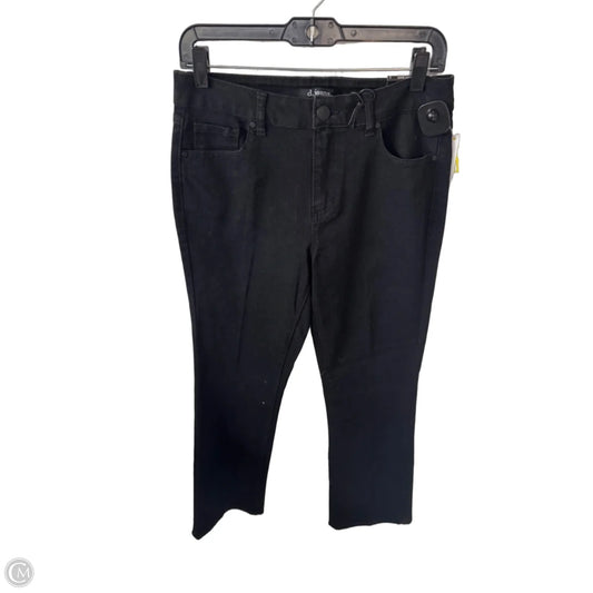 Jeans Boot Cut By D Jeans In Black Denim, Size: 8