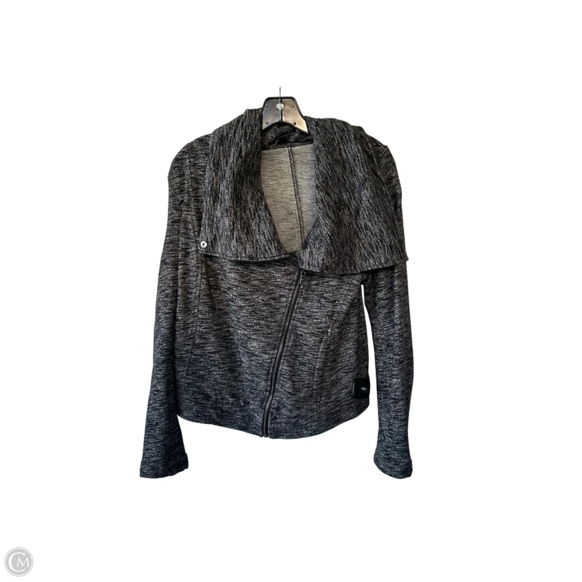 Jacket Moto By Express In Grey, Size: M