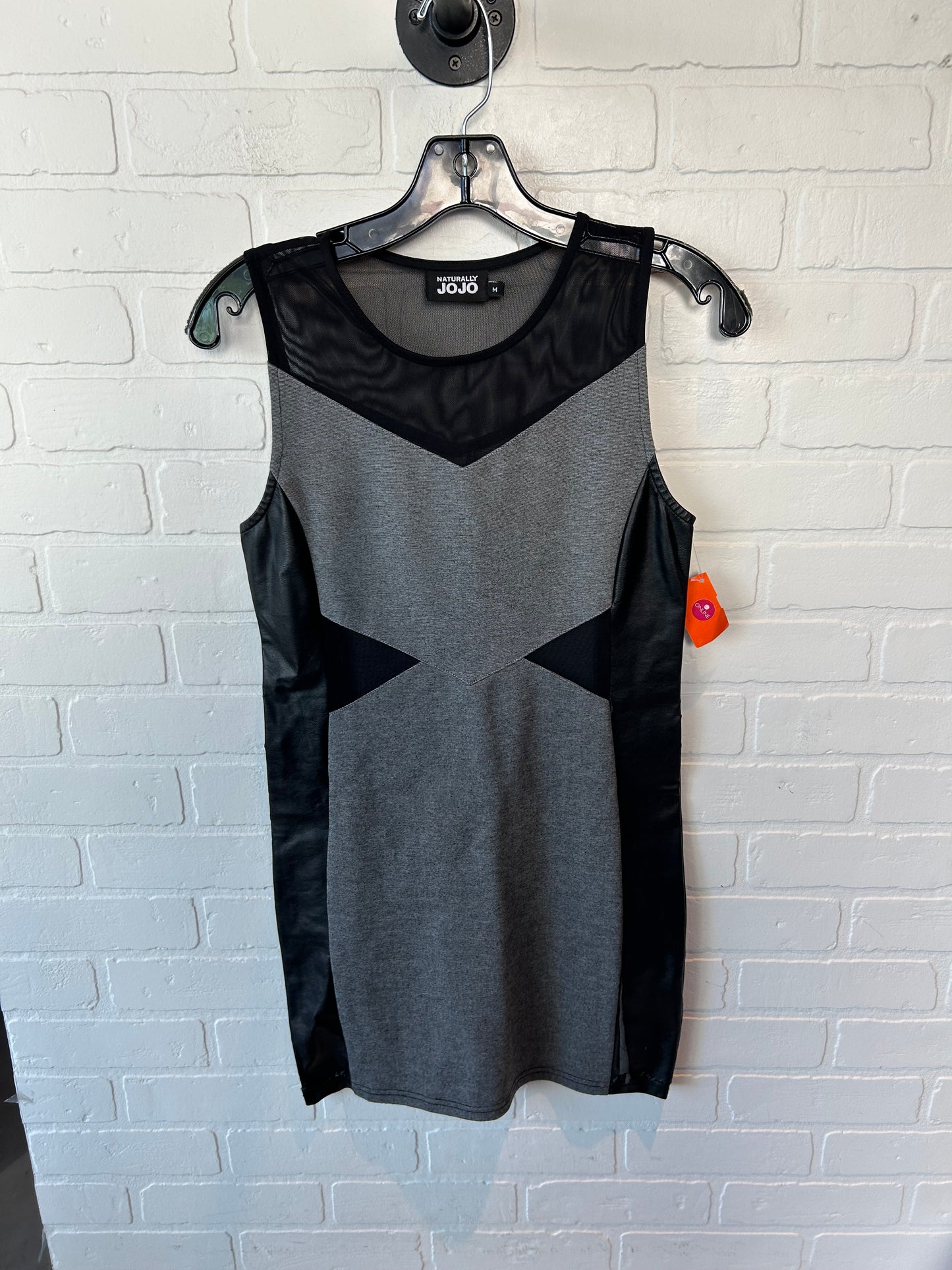 Dress Work By Clothes Mentor In Black Grey, Size: 9.5