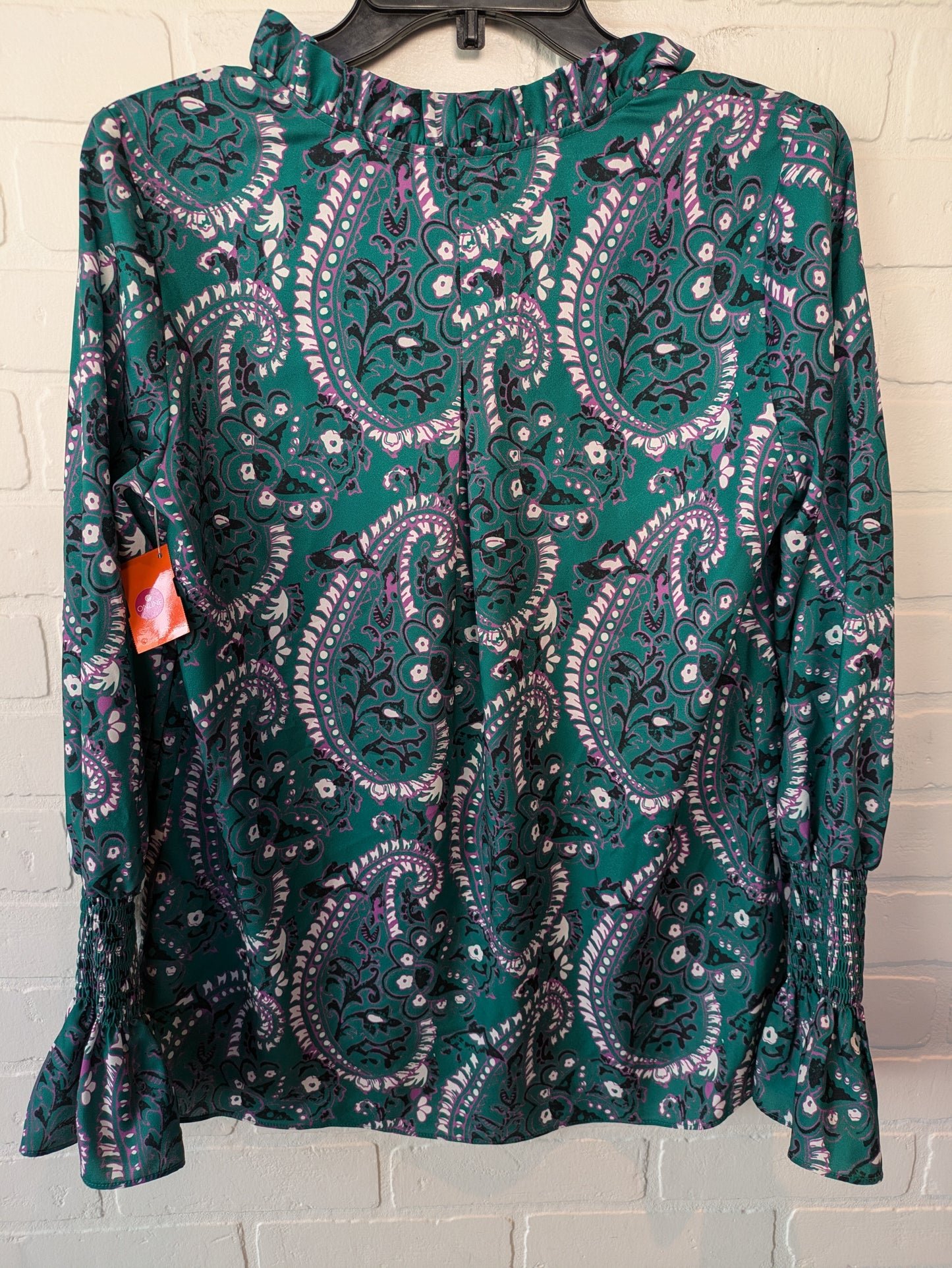 Top Long Sleeve By Clothes Mentor In Green, Size: Xs