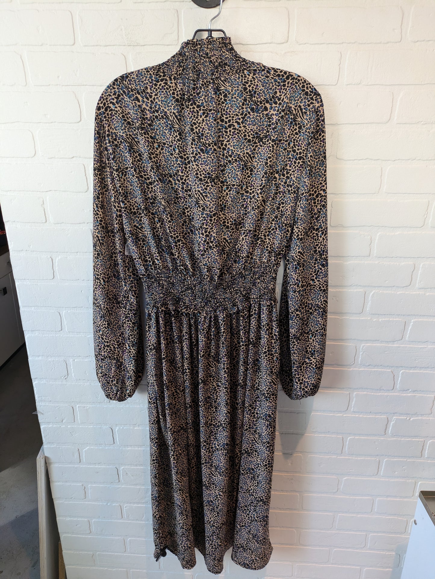 Dress Casual Maxi By Free Press In Animal Print, Size: M