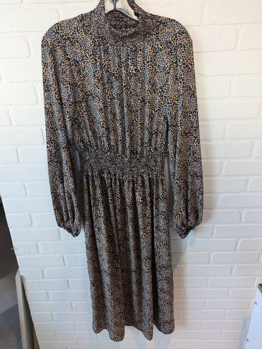 Dress Casual Maxi By Free Press In Animal Print, Size: M