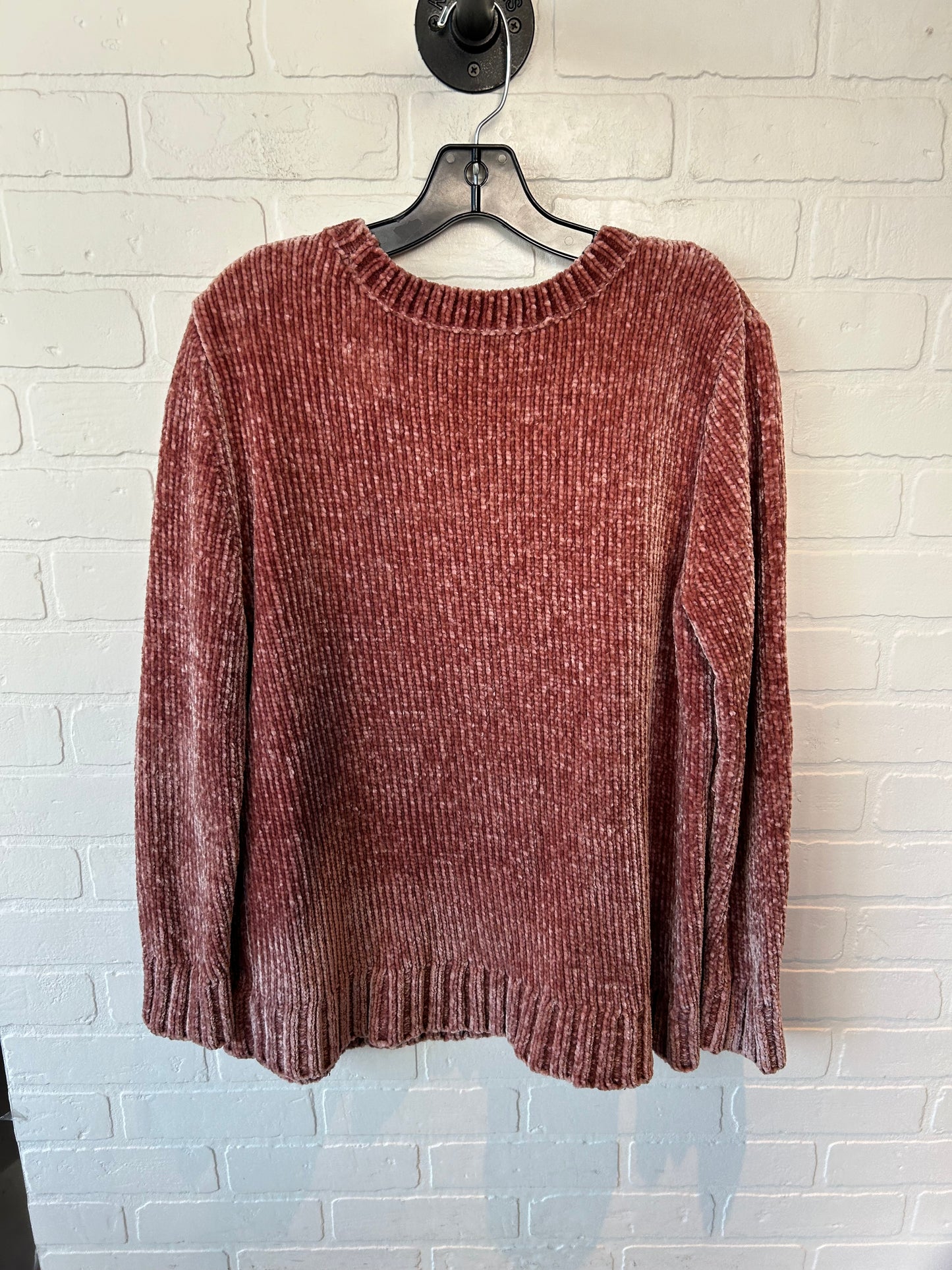 Sweater By Orvis In Pink, Size: L