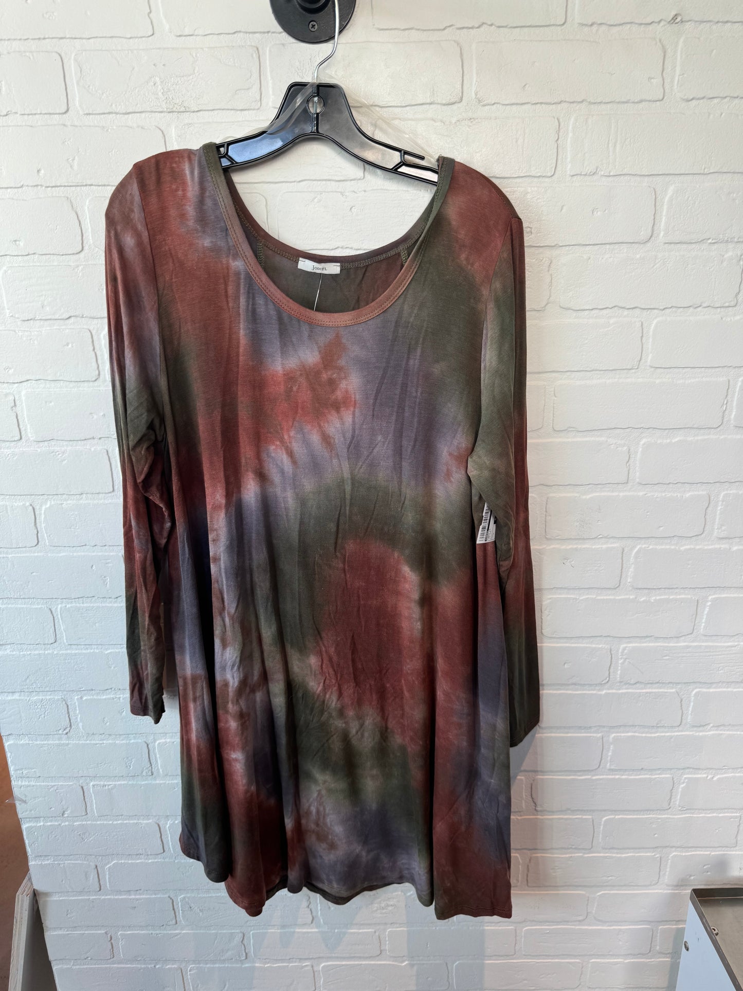 Tunic Long Sleeve By Jodifl In Tie Dye, Size: L