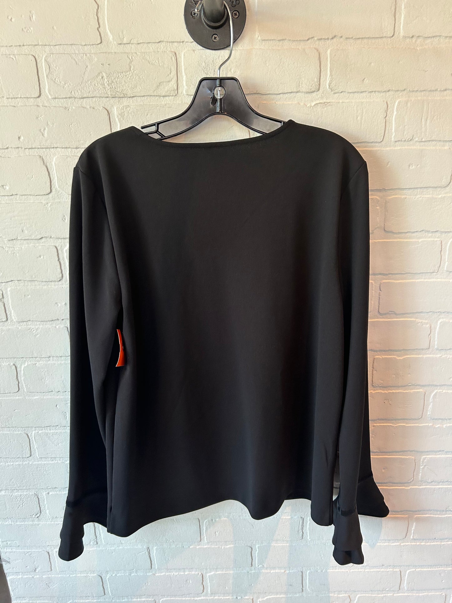 Top Long Sleeve By Ann Taylor In Black, Size: L