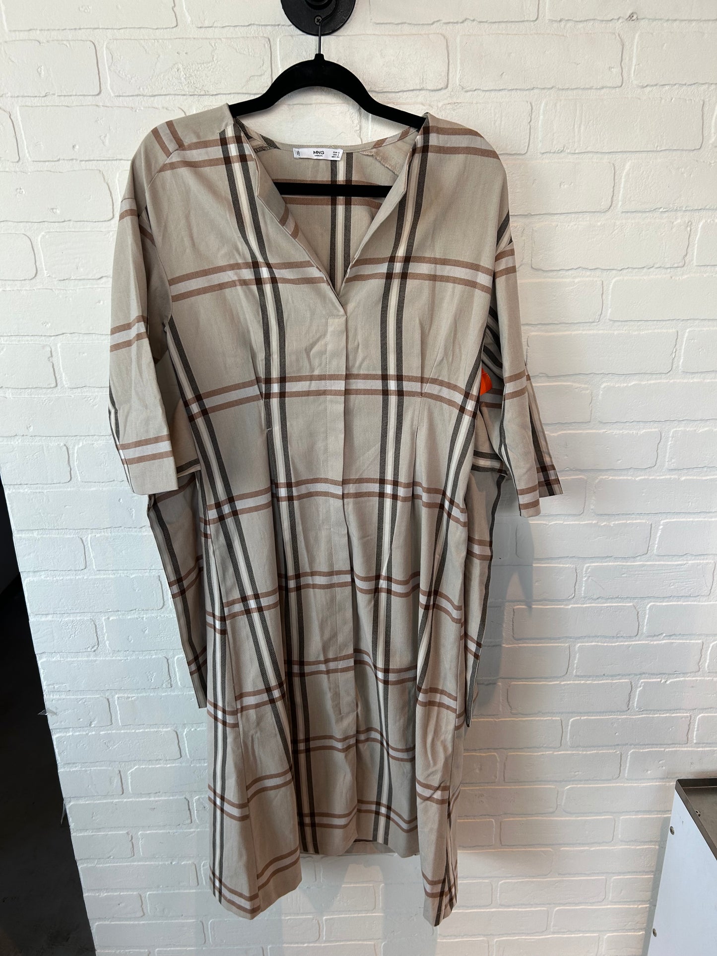 Dress Casual Midi By Mng In Tan, Size: S