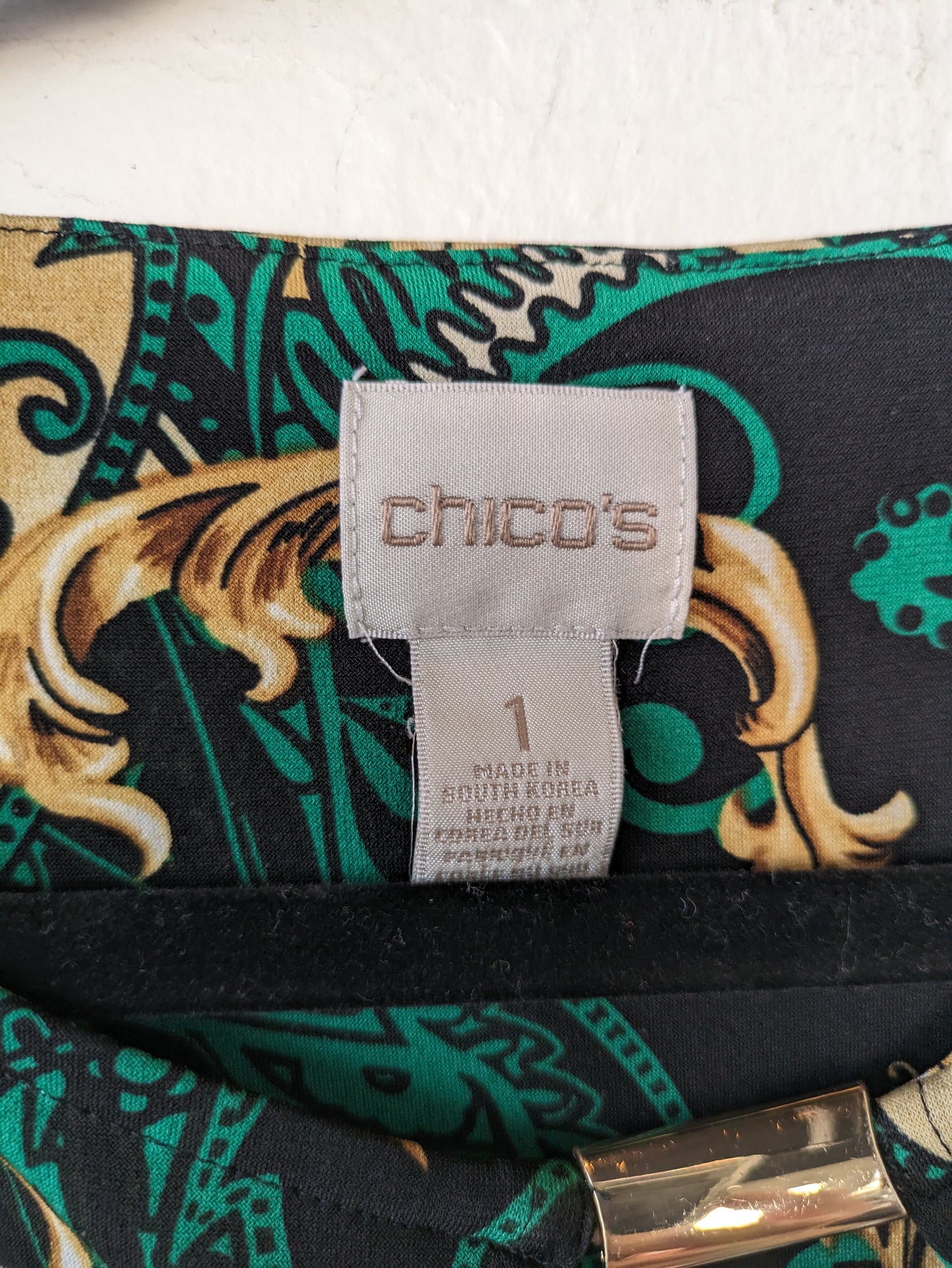 Top 3/4 Sleeve By Chicos  Size: M