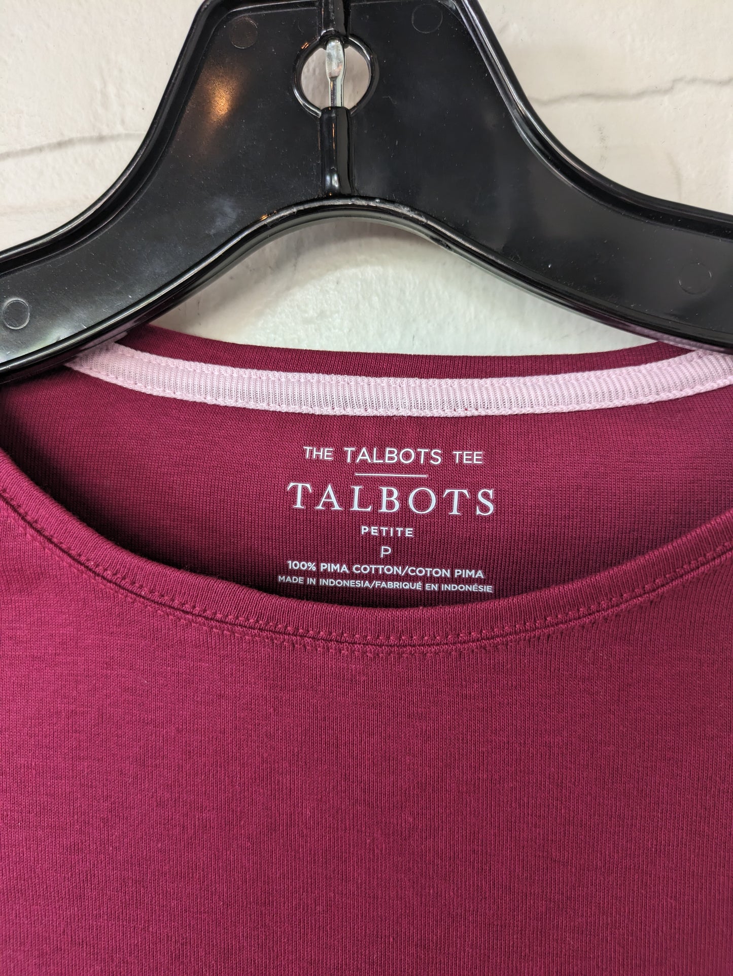 Top Long Sleeve Basic By Talbots  Size: Petite