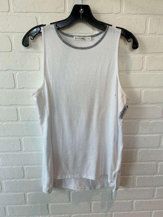 White Top Sleeveless Rag & Bones Jeans, Size Xs