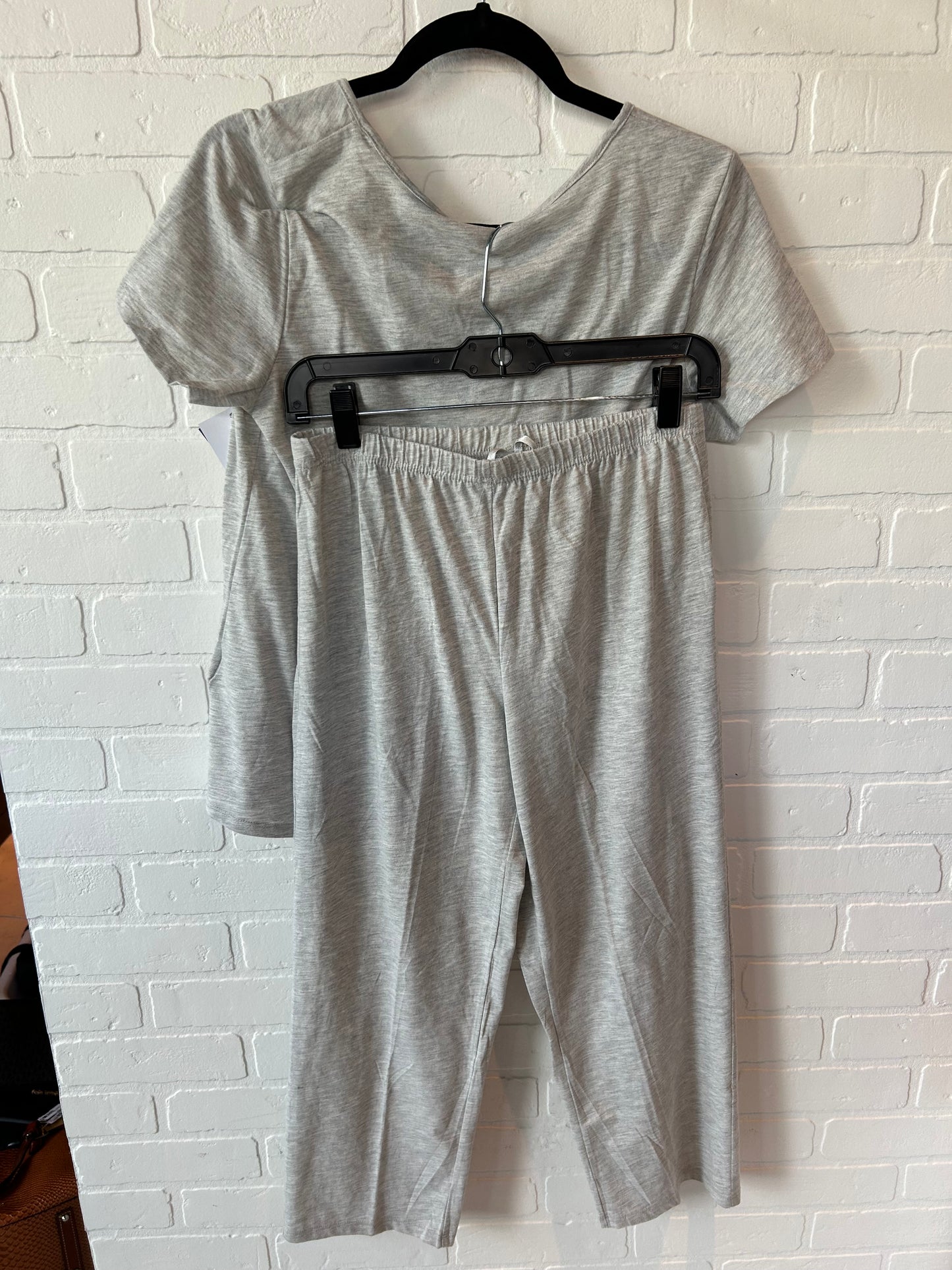 Grey Pajamas 2pc Charter Club, Size Xs