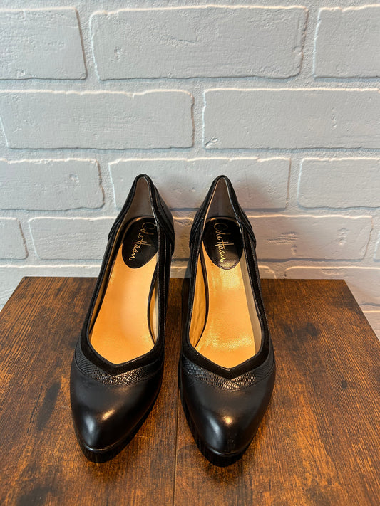 Black Shoes Heels Block Cole-haan, Size 8