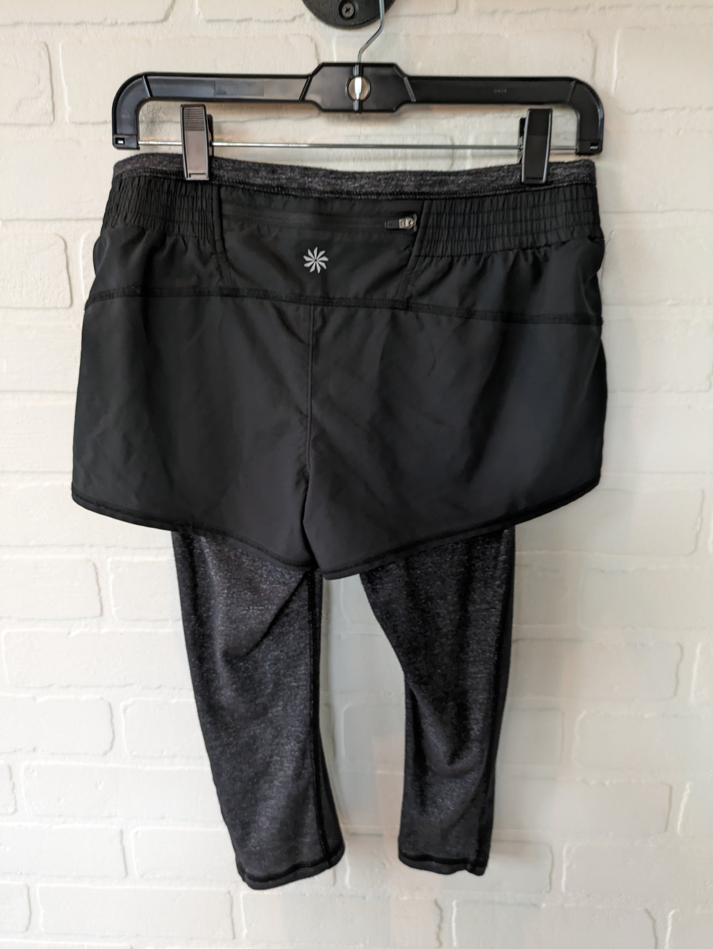 Black Athletic Leggings Capris Athleta, Size 2