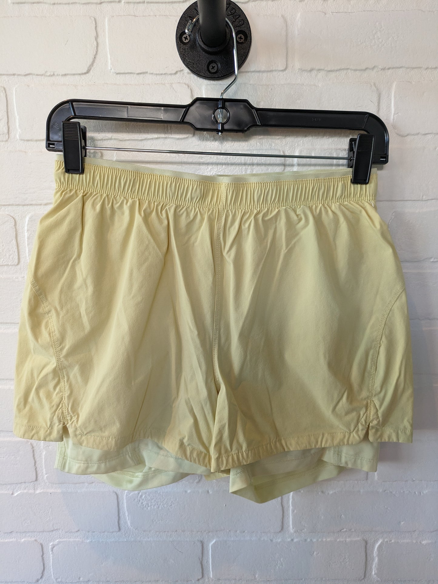 Yellow Athletic Shorts Eddie Bauer, Size 0