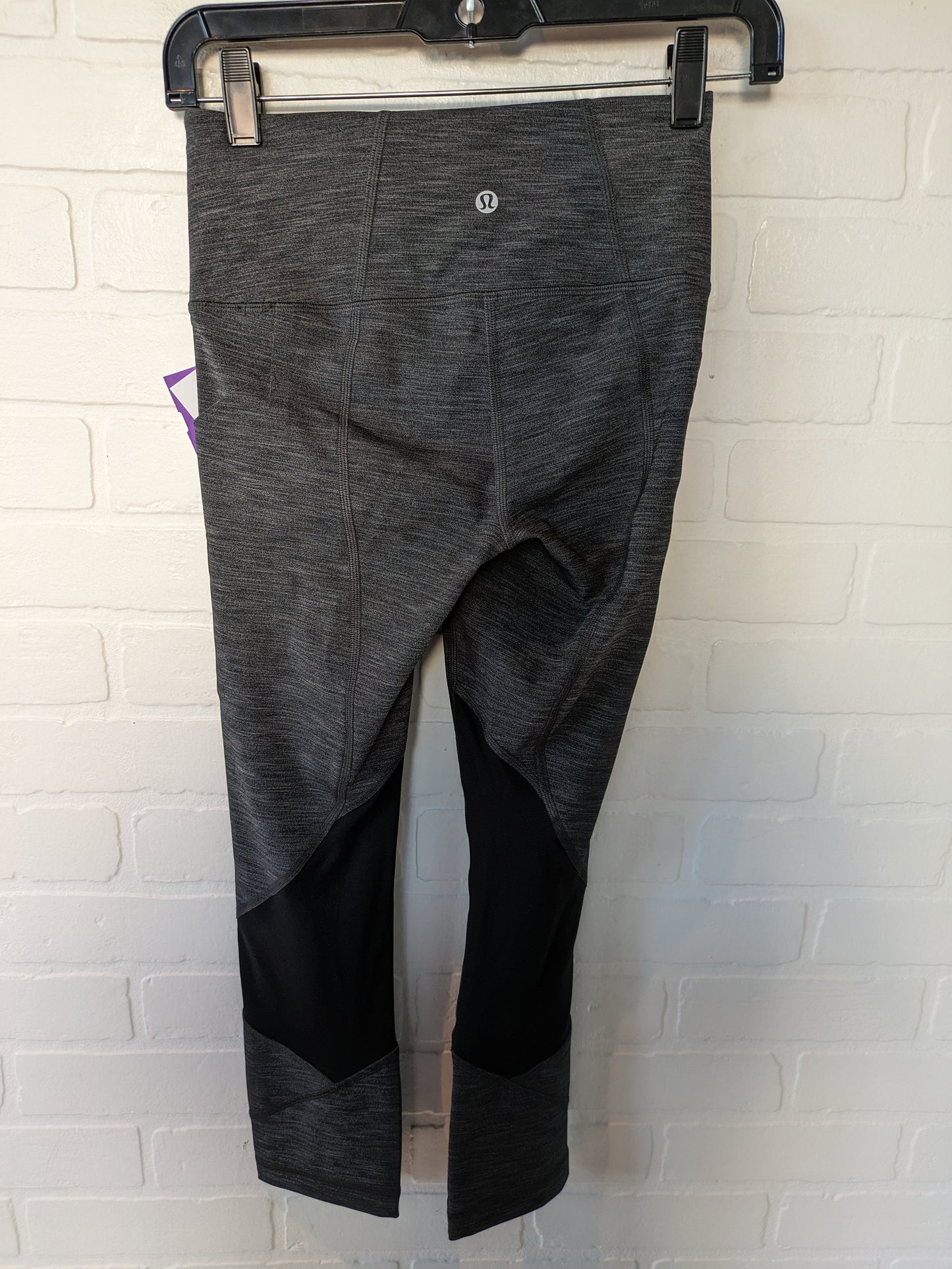 Grey Athletic Leggings Capris Lululemon, Size 2