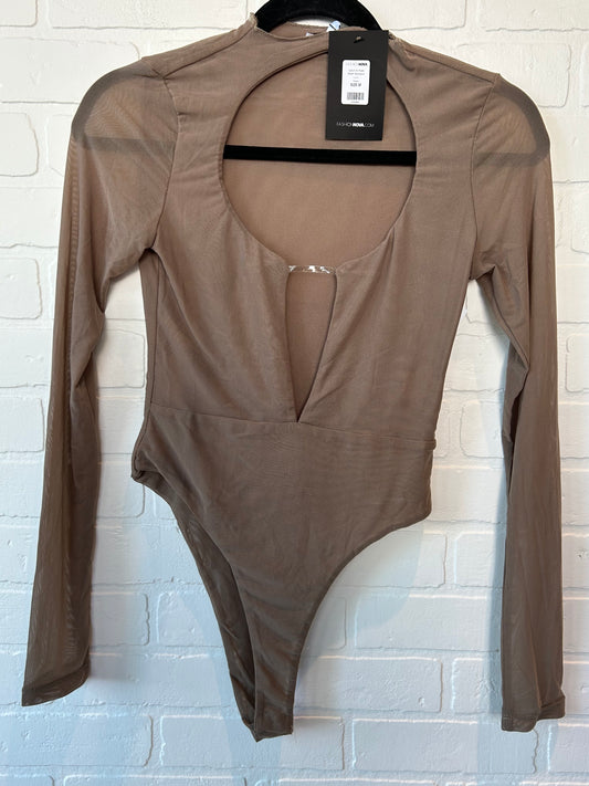 Brown Bodysuit Fashion Nova, Size M