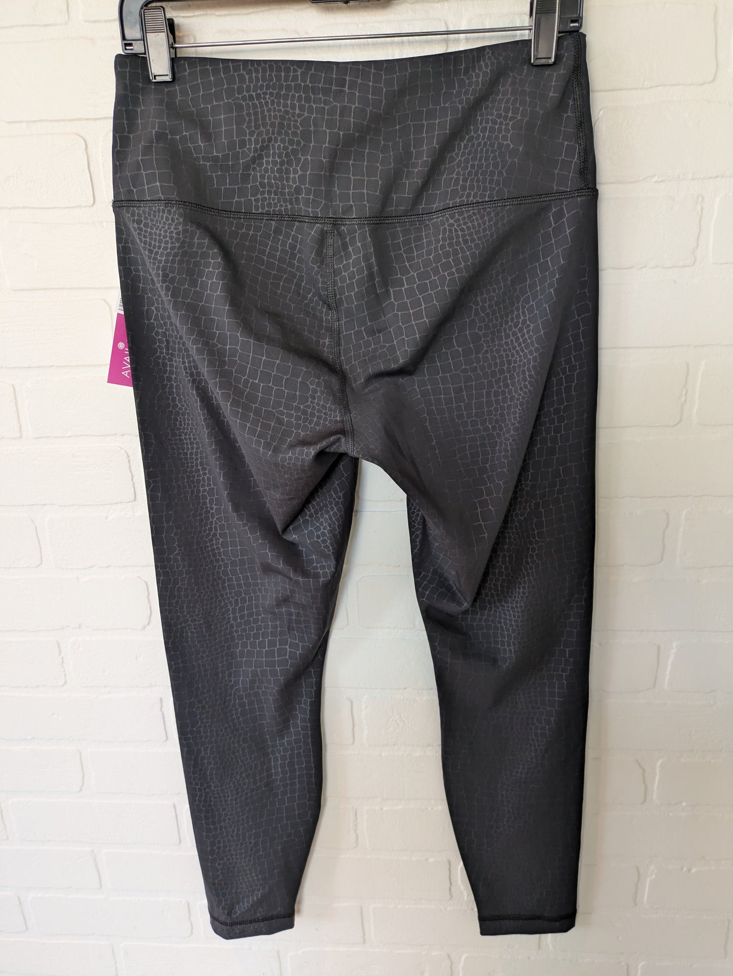 Black Athletic Leggings 90 Degrees By Reflex, Size 12