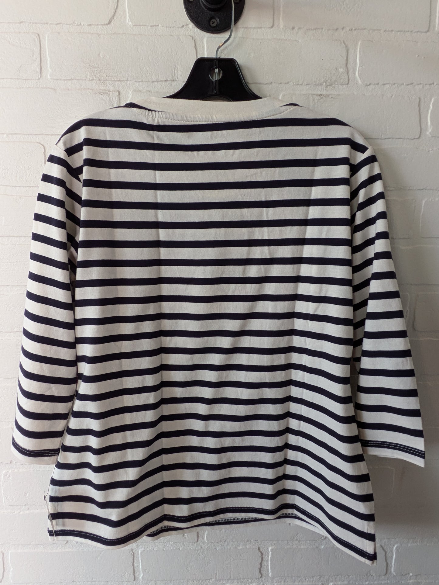 Black & White Top 3/4 Sleeve Talbots, Size M