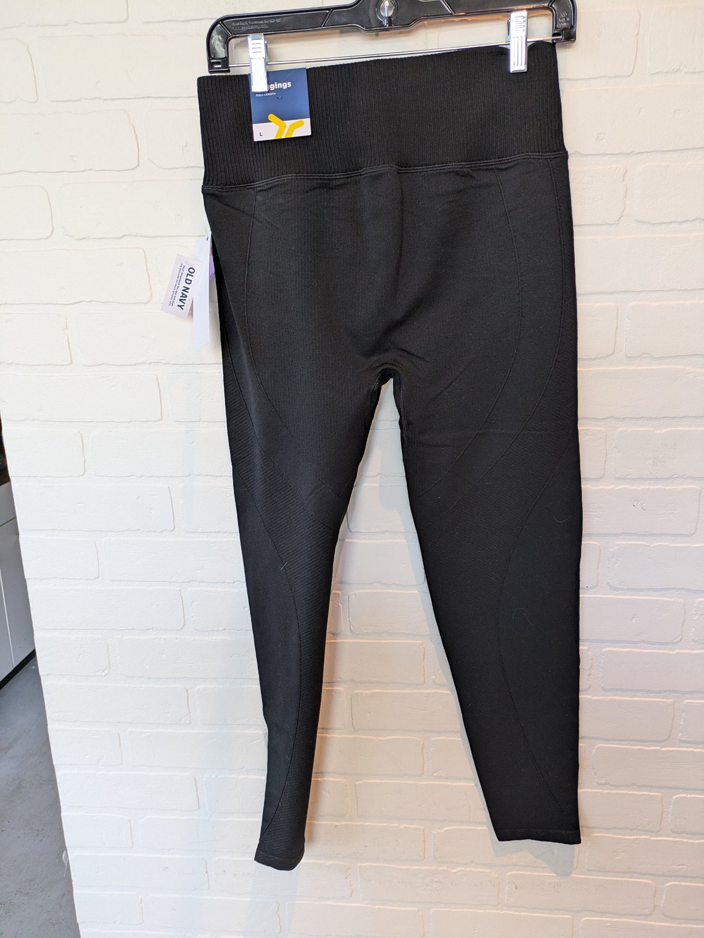 Black Athletic Leggings Old Navy, Size 12