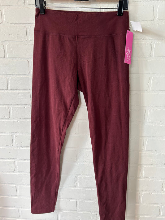 Red Athletic Leggings Aerie, Size 12