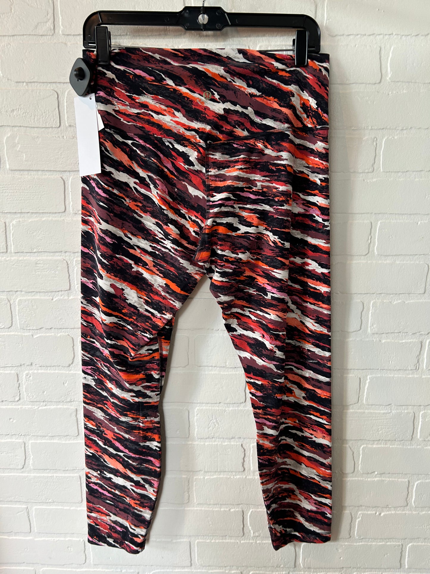 Orange & Pink Athletic Leggings Lululemon, Size 12