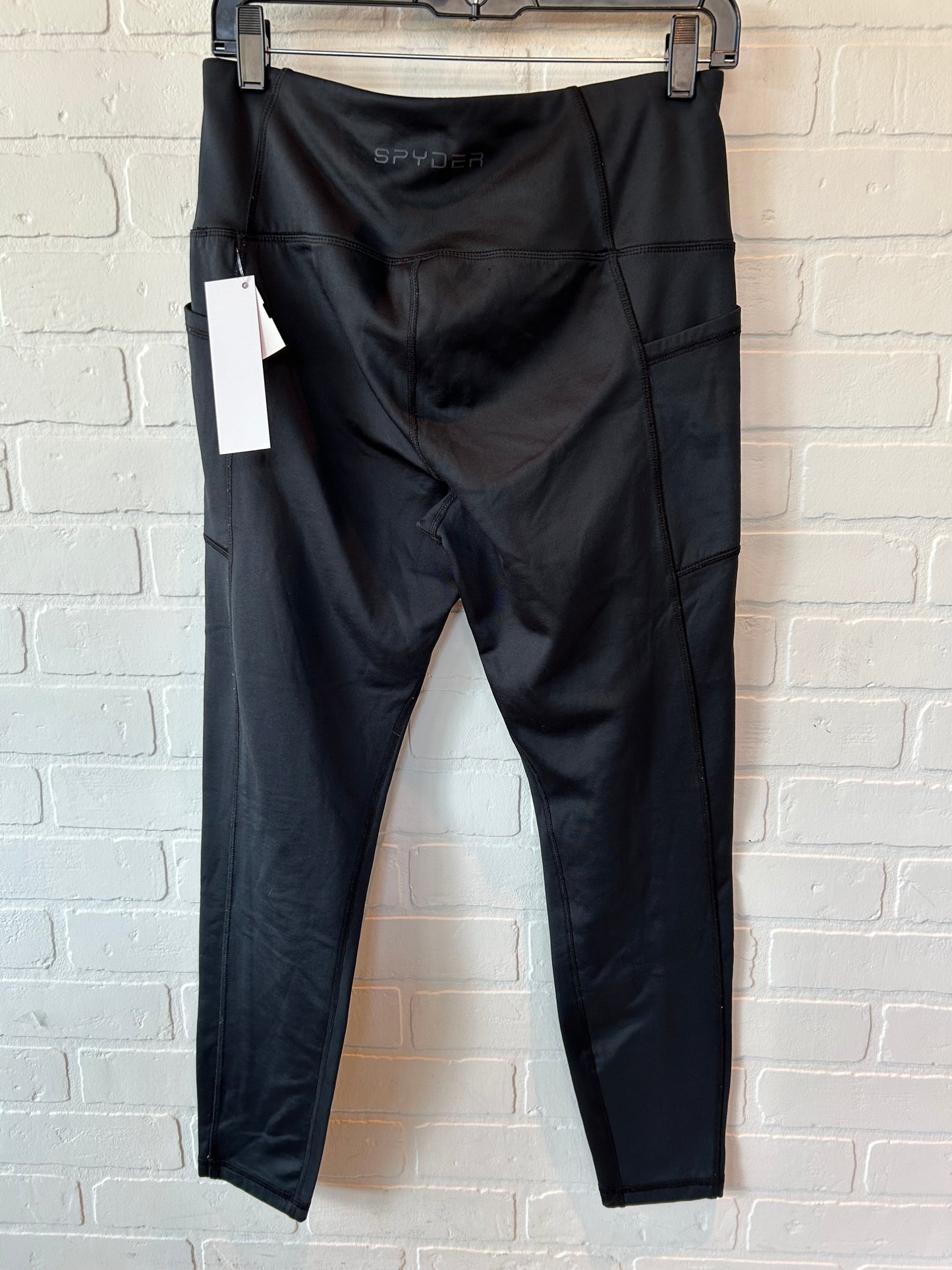 Black Athletic Leggings Spyder, Size 12